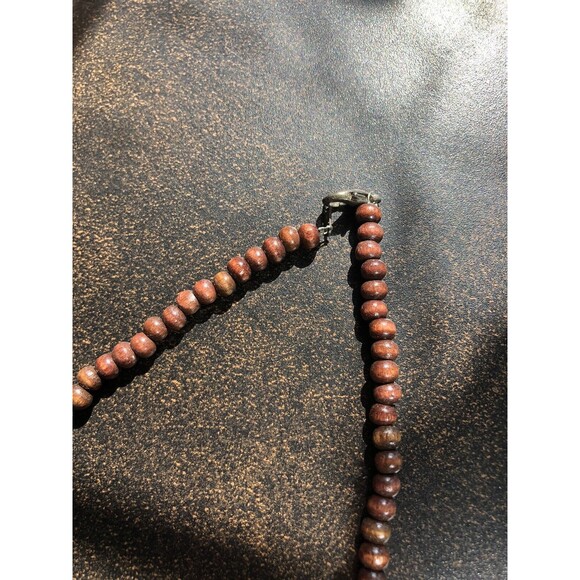 Tree of Life Medallion Stone Necklace Vintage Artisan Jewelry Woman Teen Gift - Picture 7 of 9